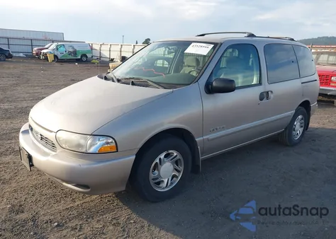 2000 Nissan Quest Se/Gle/Gxe из США, поврежденный, VIN 4N2XN11T5YD824091